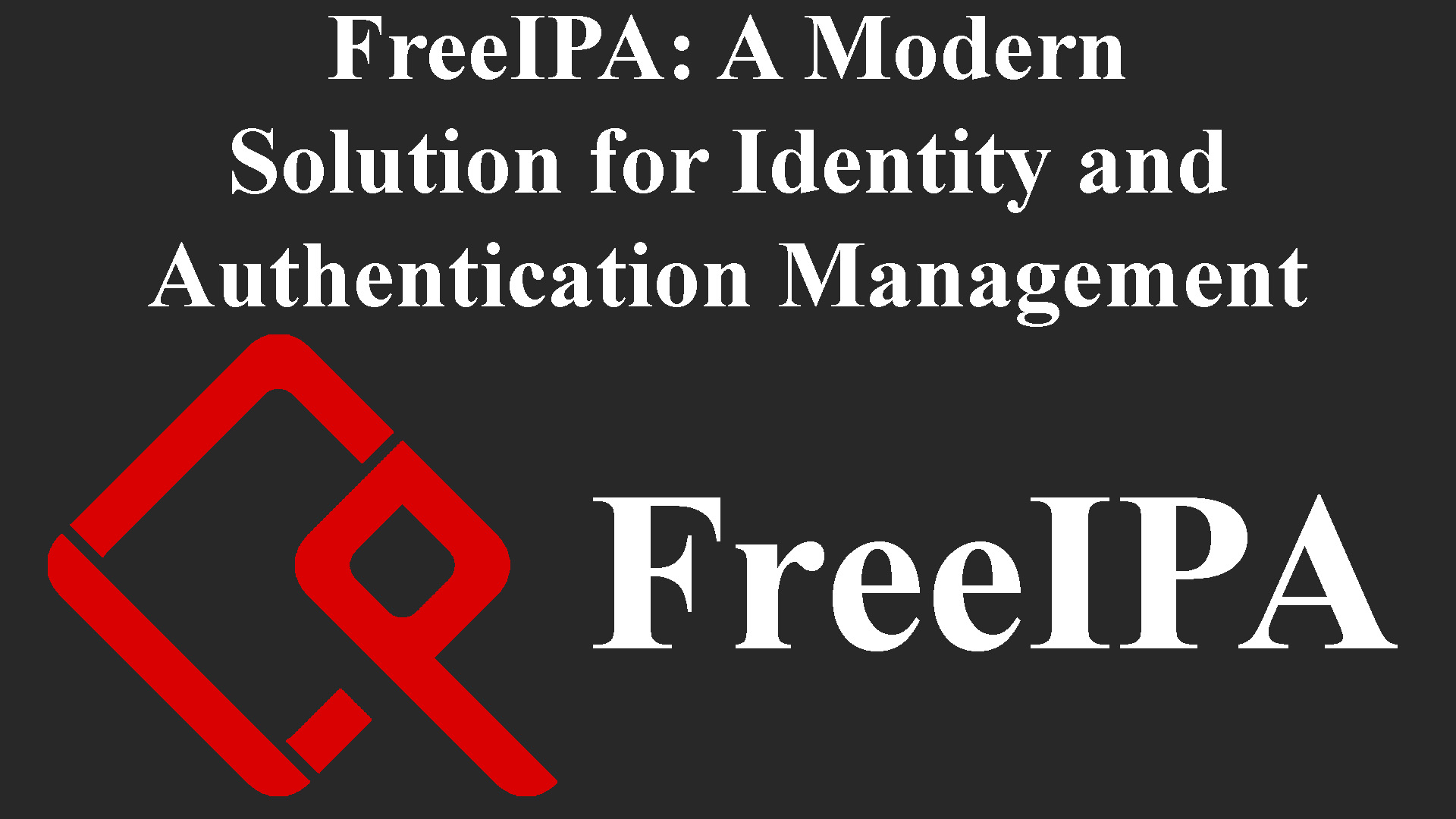 Identity And Authentication Management